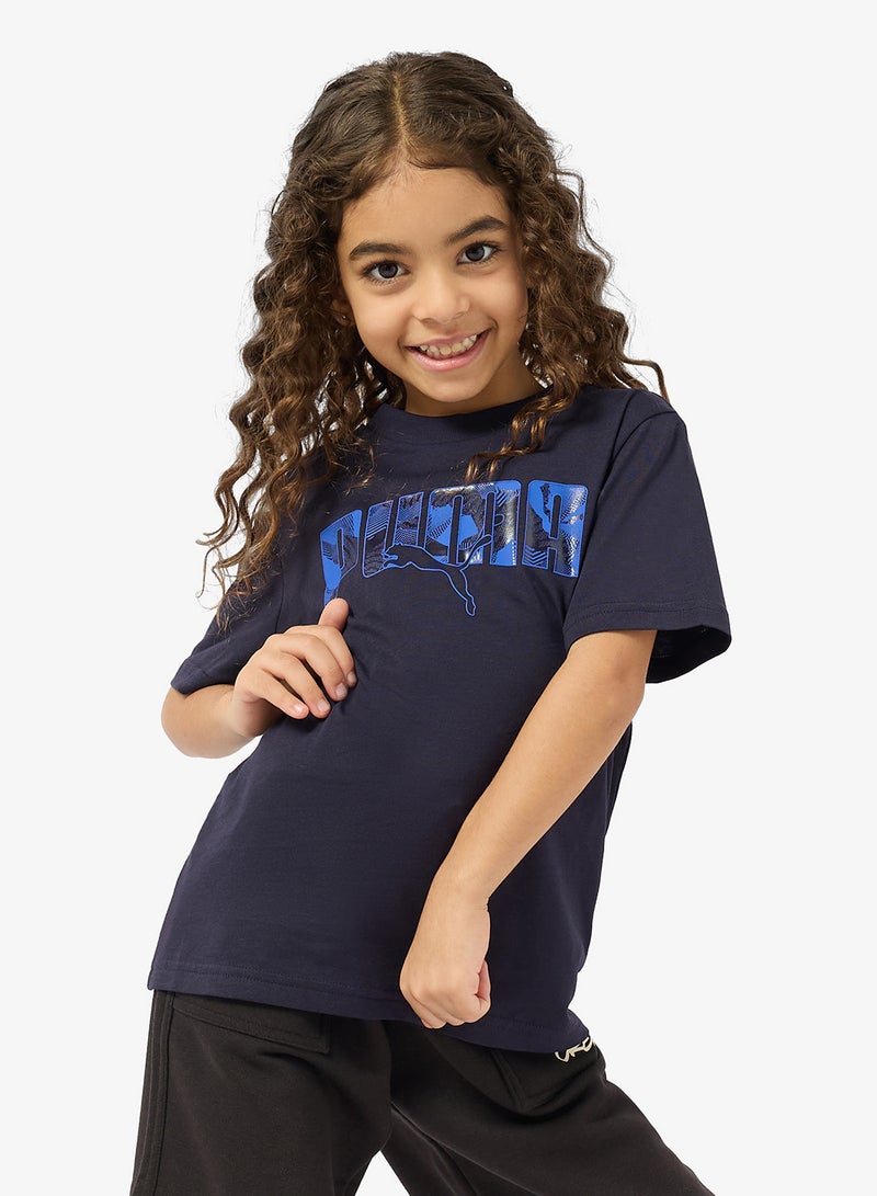 PUMA Youth Essential Logo Lab Story 2 T-Shirt - Image 1